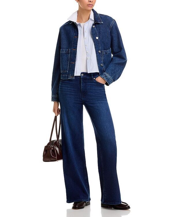 フレーム レディース ボトムス デニムパンツ ジーンズ FRAME Le Slim High Rise Palazzo Jeans in Trick Trick