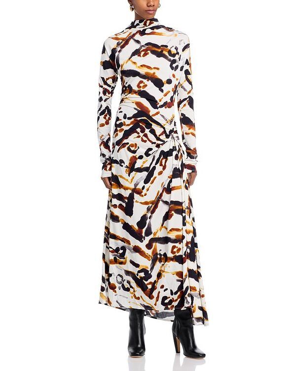 エーエルシー レディース トップス ワンピース ドレープ ALC Lia Side Drape Dress BlackCamel ブラック
