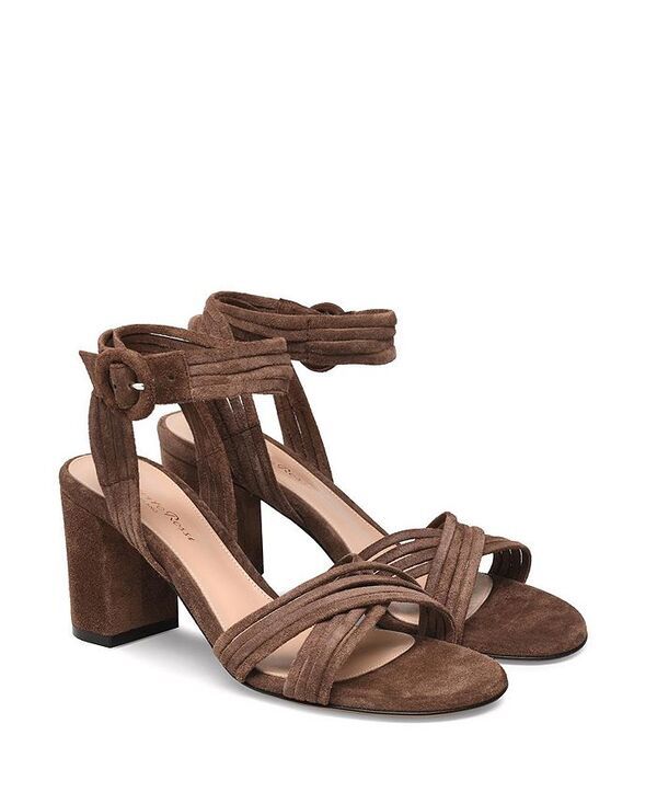 ジャンヴィト ロッシ レディース シューズ サンダル Gianvito Rossi Womens Lianne Sandals Brown Suede ブラウン