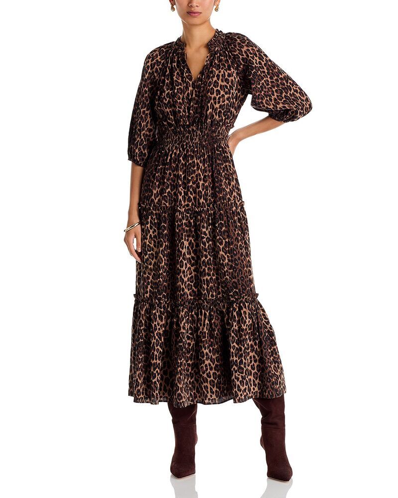 レイルズ レディース トップス ワンピース Rails Caterine Roche Stripe Dress Brownala ブラウン