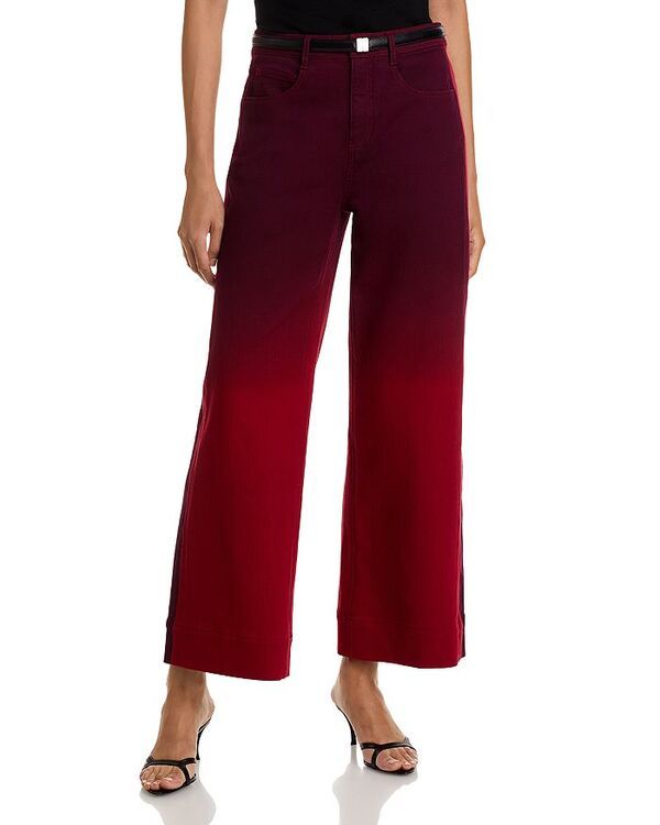 サンク セプト レディース ボトムス デニムパンツ ワイドレッグ ジーンズ Cinq Sept Betsy Degrad High Rise Wide Leg Jeans in RosewoodPickled Beet RosewoodPickled Beet