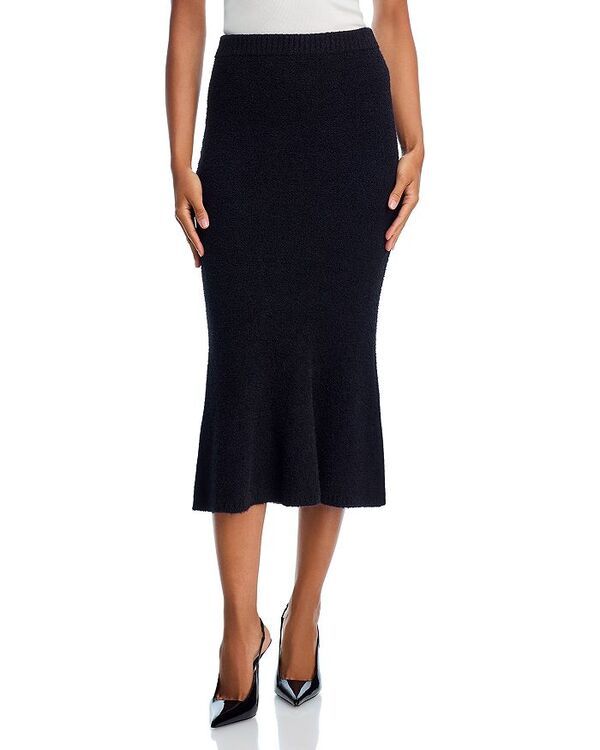 ラジャンス レディース ボトムス スカート ニット LAGENCE Salem Knit Flare Skirt Black ブラック