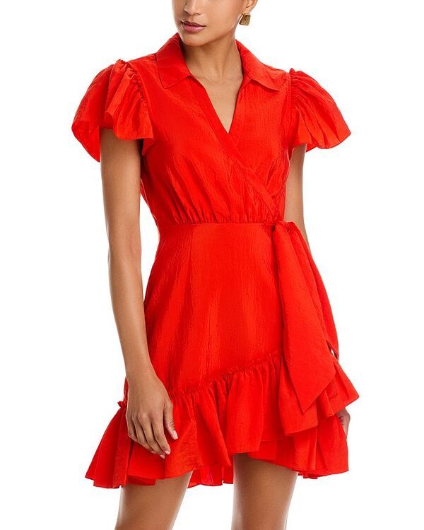 サンク セプト レディース トップス ワンピース ミニ Cinq Sept Mini Lila Dress Cherry TomatoWhite ホワイト