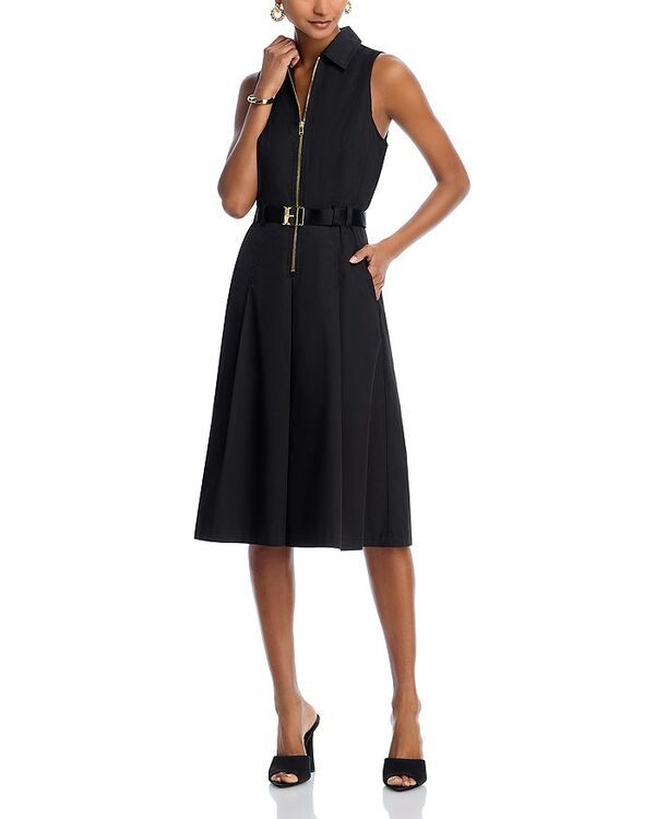 ラジャンス レディース トップス シャツワンピース LAGENCE Kylo Belted Shirtdress Black ブラック