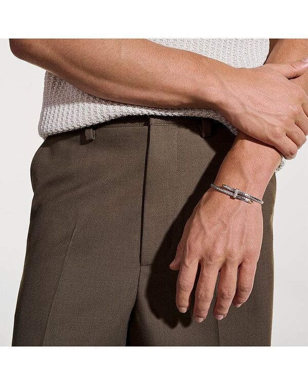 ジョン・ハーディー レディース アクセサリー ブレスレット・バングル・アンクレット JOHN HARDY 14K Yellow Gold Sterling Silver Spear Diamond Flex Bypass Cuff Bracelet Silve ジョン・ハーディー レディース アクセサリー ブレスレット・バングル・アンクレット JOHN HARDY 14K Yellow Gold Sterling Silver Spear Diamond Flex Bypass Cuff Bracelet Silve