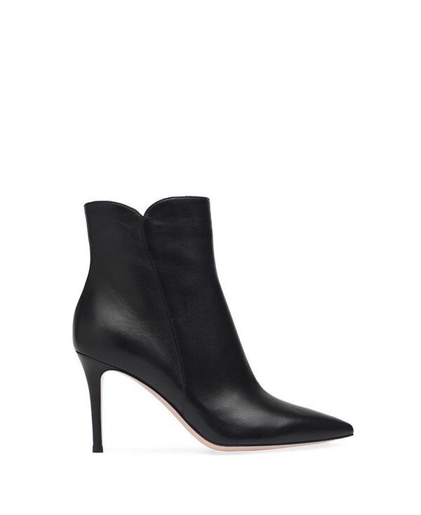 ジャンヴィト ロッシ レディース シューズ ブーツ・レインブーツ Gianvito Rossi Womens Levy 85 Booties Black Nappa Leather ブラック