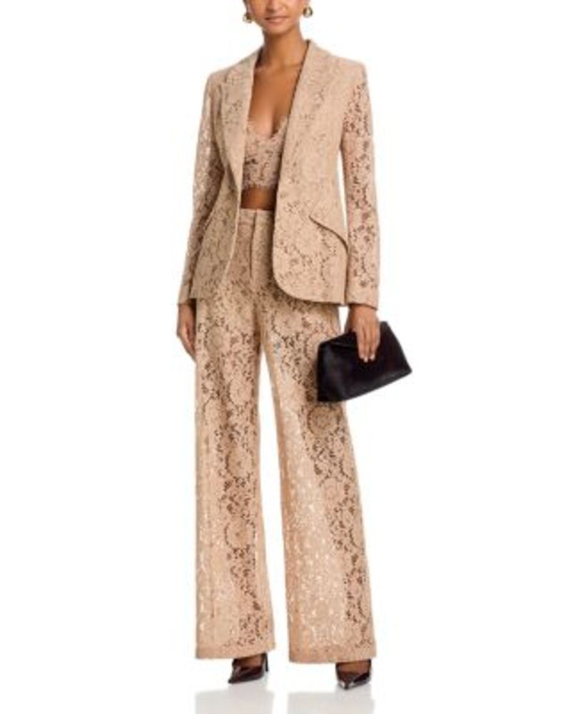 ラジャンス レディース ボトムス カジュアルパンツ ストレート レース LAGENCE Livvy Lace Straight Leg Trousers Cappuccino ラジャンス レディース ボトムス カジュアルパンツ ストレート レース LAGENCE Livvy Lace Straight Leg Trousers Cappuccino