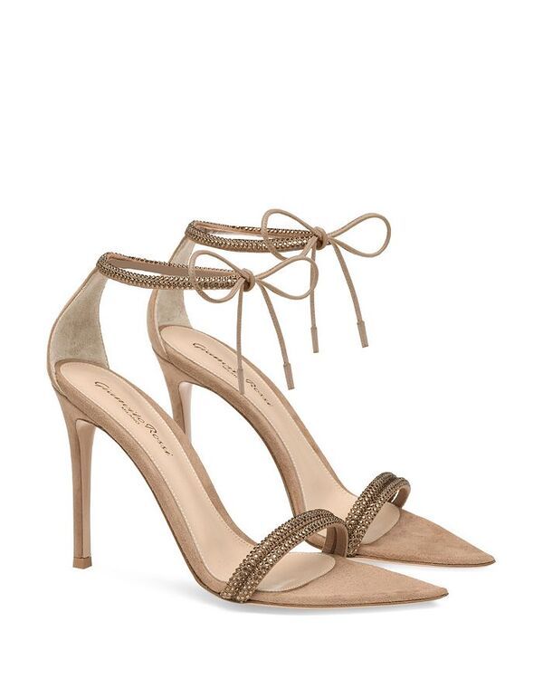 ジャンヴィト ロッシ レディース シューズ サンダル Gianvito Rossi Womens Montecarlo Sandals Pink Suede ピンク