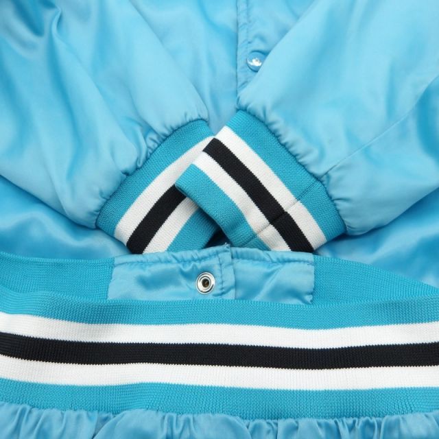 ADIDAS 80s SATIN BOMBER JACKET サイズ不明 台湾製 アディダス サテン ボンバー ジャケット アウター スタジャン 大名店 ADIDAS 80s SATIN BOMBER JACKET サイズ不明 台湾製 アディダス サテン ボンバー ジャケット アウター スタジャン 大名店