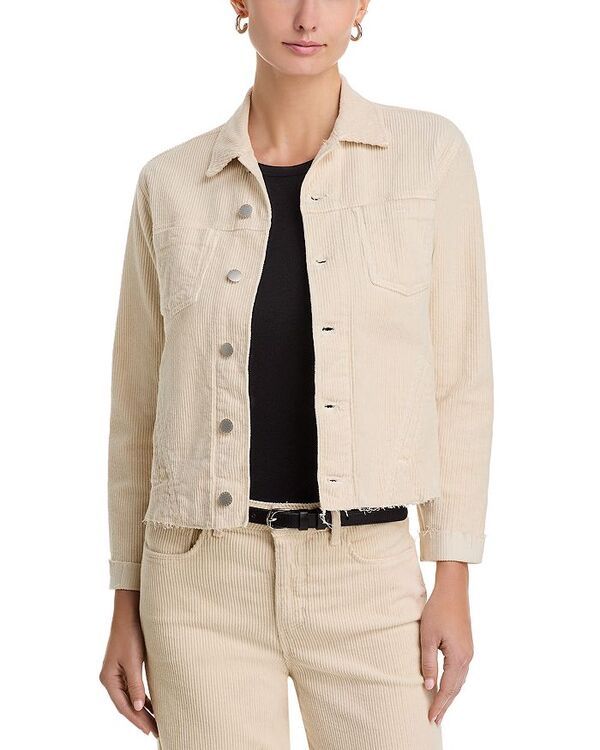 ラジャンス レディース アウター ジャケット・ブルゾン コーデュロイ ジャケット LAGENCE Janelle Corduroy Jacket French Vanilla