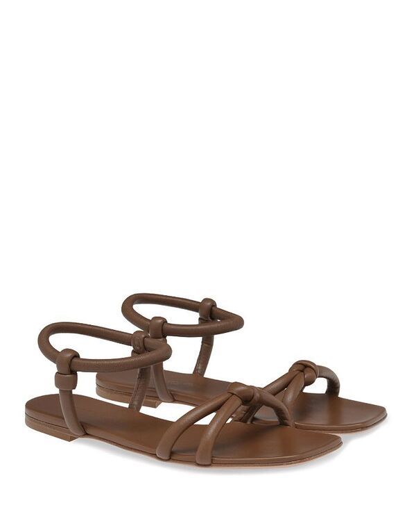 ジャンヴィト ロッシ レディース シューズ パンプス Gianvito Rossi Womens Juno 05 Flats Brown Nappa Leather ブラウン