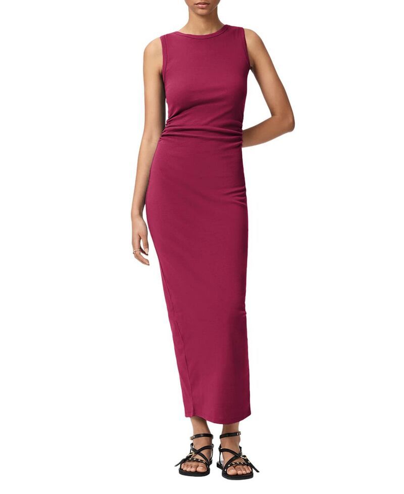 オールセインツ レディース トップス ワンピース ノースリーブ マキシ ALLSAINTS Katarina Sleeveless Maxi Dress Pop Raspberry
