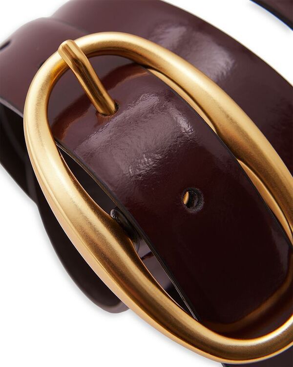 レイス レディース アクセサリー ベルト レザー REISS Womens Drew Oval Buckle Patent Leather Belt Oxblood オックスブラッド レイス レディース アクセサリー ベルト レザー REISS Womens Drew Oval Buckle Patent Leather Belt Oxblood オックスブラッド