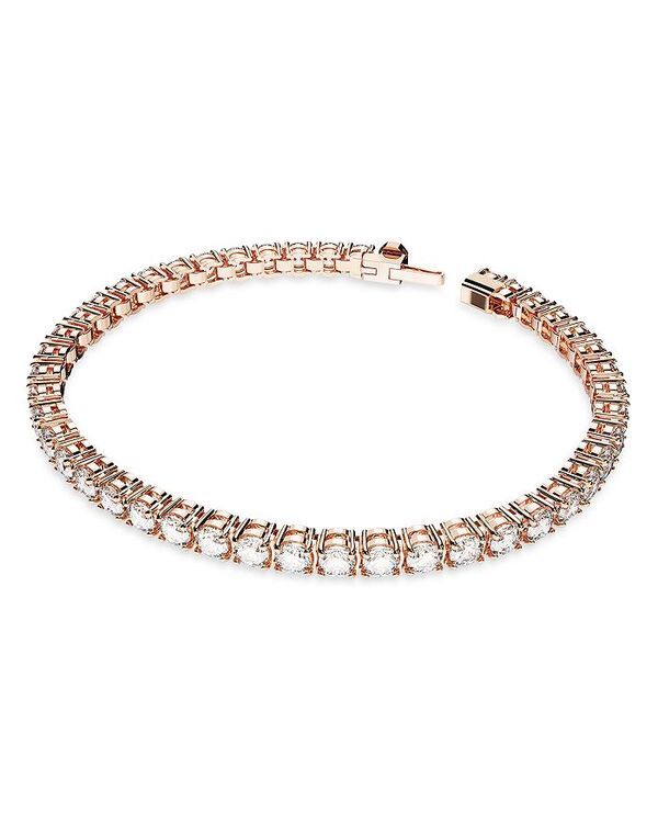 スワロフスキー レディース アクセサリー ブレスレット・バングル・アンクレット Swarovski Matrix Tennis Bracelet in Rose Gold Tone Rose Gold ゴールド