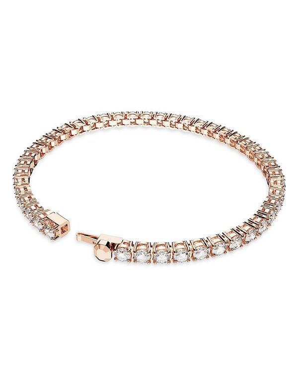 スワロフスキー レディース アクセサリー ブレスレット・バングル・アンクレット Swarovski Matrix Tennis Bracelet in Rose Gold Tone Rose Gold ゴールド