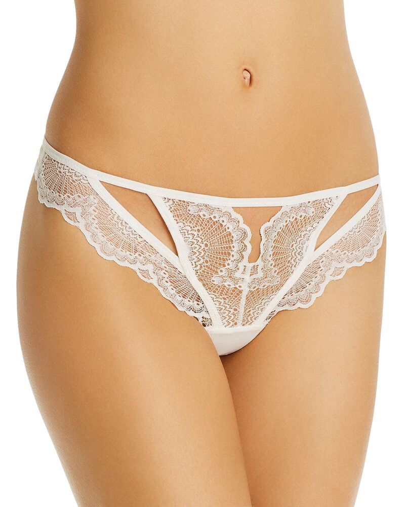 ディストルアンドスパイア レディース アンダーウェア パンツ レース Thistle and Spire Thistle Spire Kane Lace Thong Ivory アイボリー
