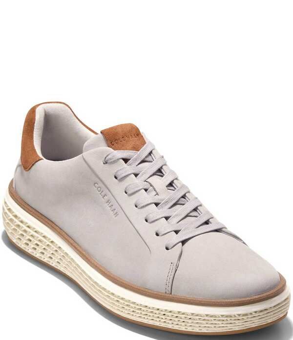 コールハーン メンズ シューズ スニーカー Cole Haan Mens Grandpro Court SkyWeave Nubuck Sneakers PalomaBritish TanIvory アイボリー