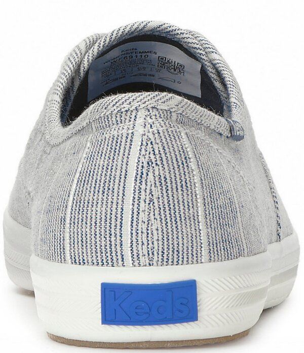 ケッズ レディース ボトムス カジュアルパンツ スニーカー レース Keds Womens Champion Canvastripe Lace Up Sneakers Vintage Indigo インディゴ