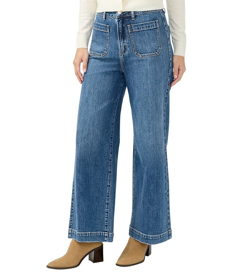 シルバー ジーンズ レディース ボトムス デニムパンツ ワイドレッグ アンクル Silver Jeans Co High Rise Wide Leg Ankle Jeans Indigo インディゴ シルバー ジーンズ レディース ボトムス デニムパンツ ワイドレッグ アンクル Silver Jeans Co High Rise Wide Leg Ankle Jeans Indigo インディゴ