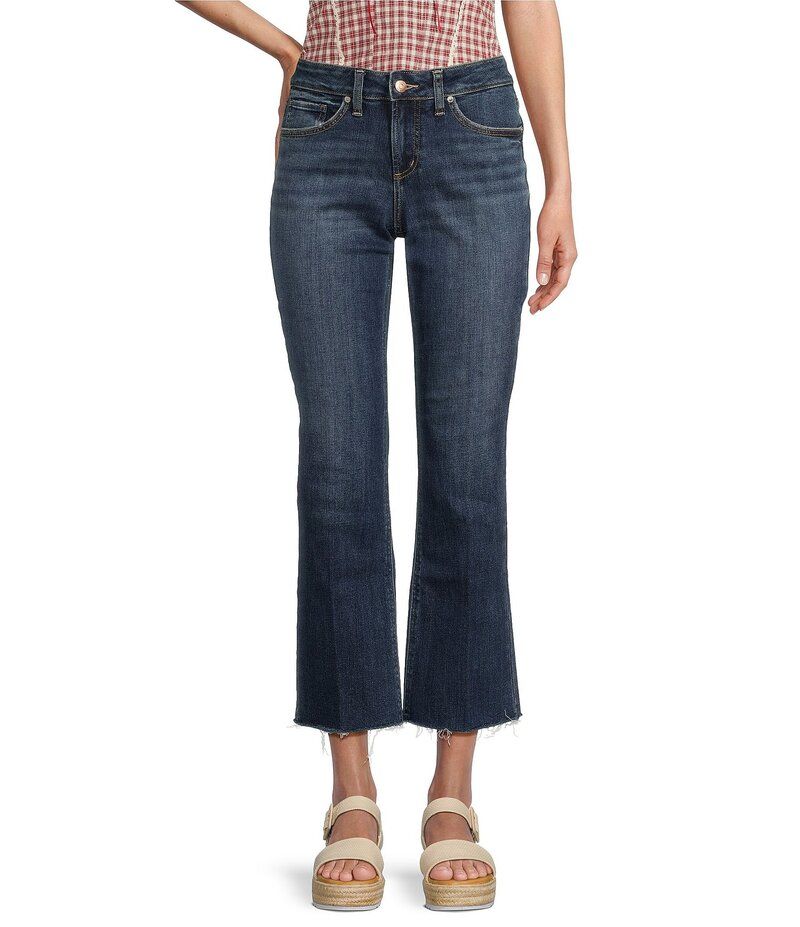 シルバー ジーンズ レディース ボトムス デニムパンツ フレア デニム Silver Jeans Co Suki Mid Rise Flare Leg Luxe Stretch Denim Jeans Indigo インディゴ