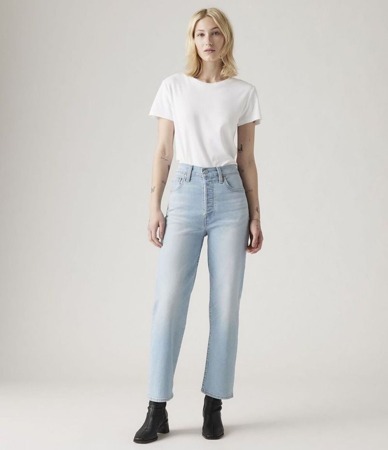 リーバイス レディース ボトムス デニムパンツ ストレート アンクル ジーンズ LevisR Ribcage Straight Leg Ankle Jeans Once In A While