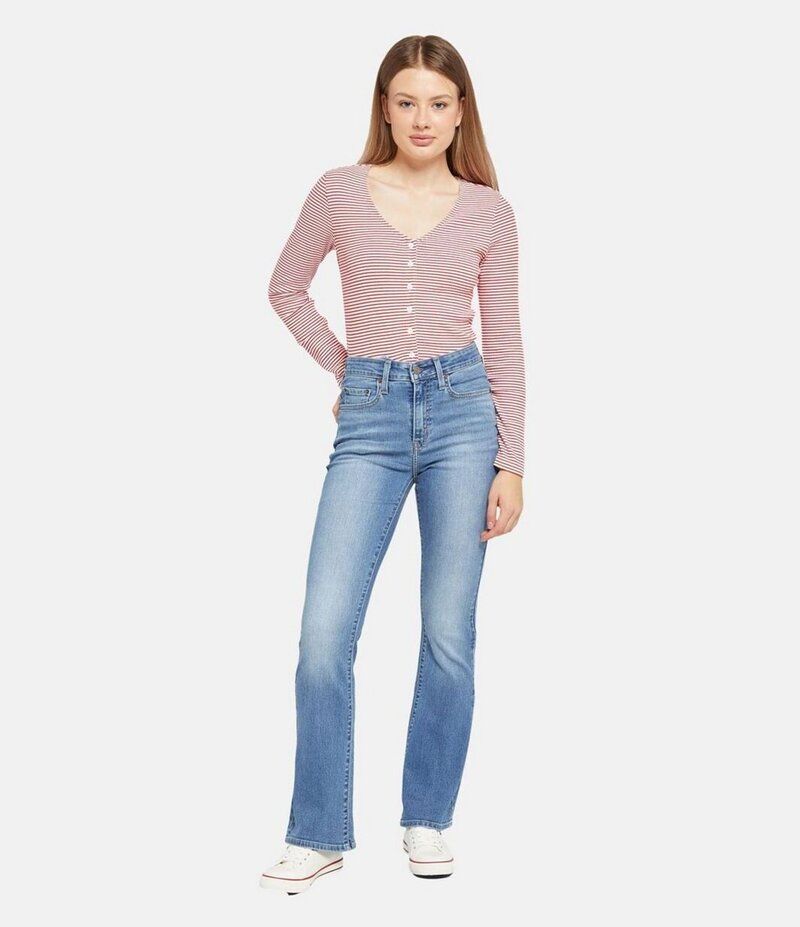 リーバイス レディース ボトムス デニムパンツ ブーツカット ブーツ ジーンズ LevisR 725 High Rise Bootcut Jeans Eternal Indigo インディゴ