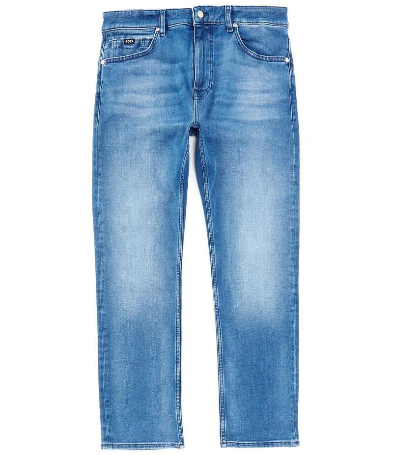ヒューゴボス メンズ ボトムス デニムパンツ スリムフィット ジーンズ Hugo Boss BOSS Slim Fit Delaware Stretch Jeans Medium Blue ブルー
