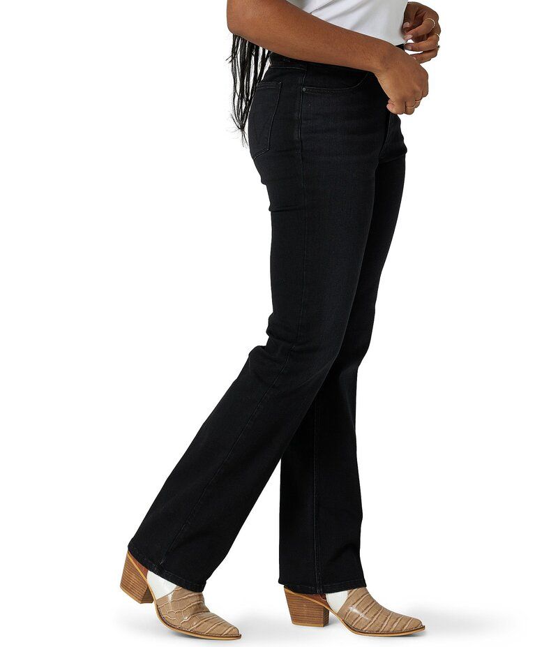 ラングラー レディース ボトムス デニムパンツ ジーンズ WranglerR High Rise True Straight Jeans Black ブラック