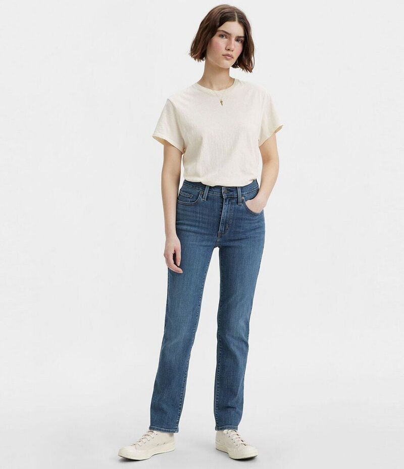 リーバイス レディース ボトムス デニムパンツ ジーンズ LevisR 724 High Rise Straight Jeans Way Way Back
