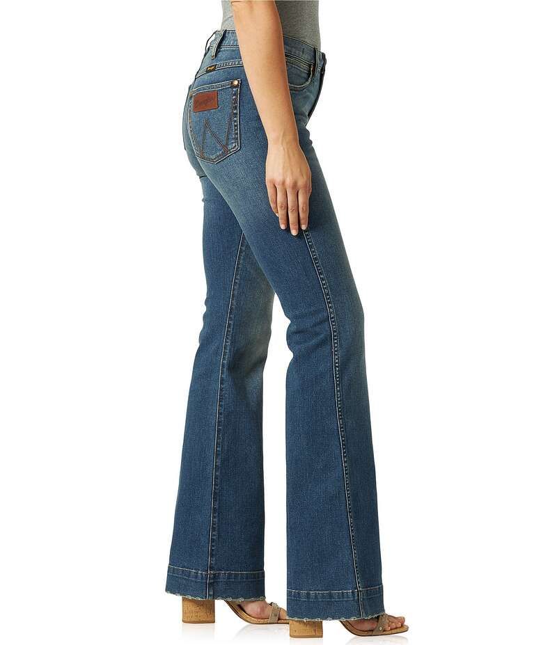 ラングラー レディース ボトムス デニムパンツ ジーンズ WranglerR High Rise Trouser Flare Jeans Shelby