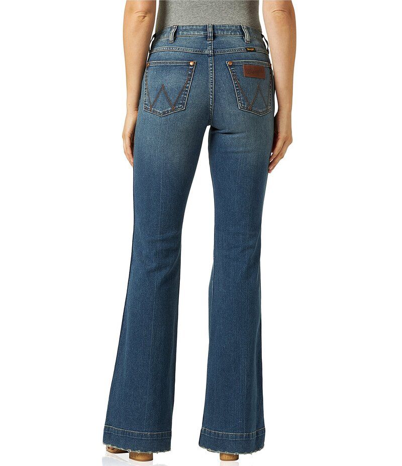 ラングラー レディース ボトムス デニムパンツ ジーンズ WranglerR High Rise Trouser Flare Jeans Shelby