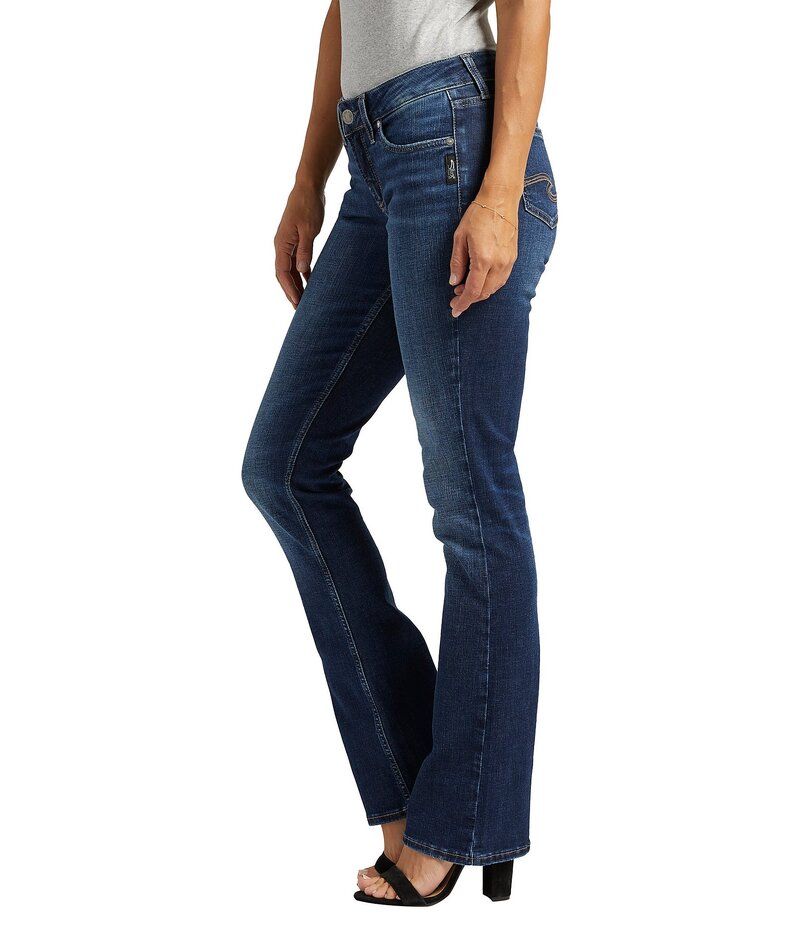 シルバー ジーンズ レディース ボトムス デニムパンツ スリムフィット ブーツカット ブーツ Silver Jeans Co Suki Super Stretch Slim Fit Bootcut Jeans Indigo インディゴ