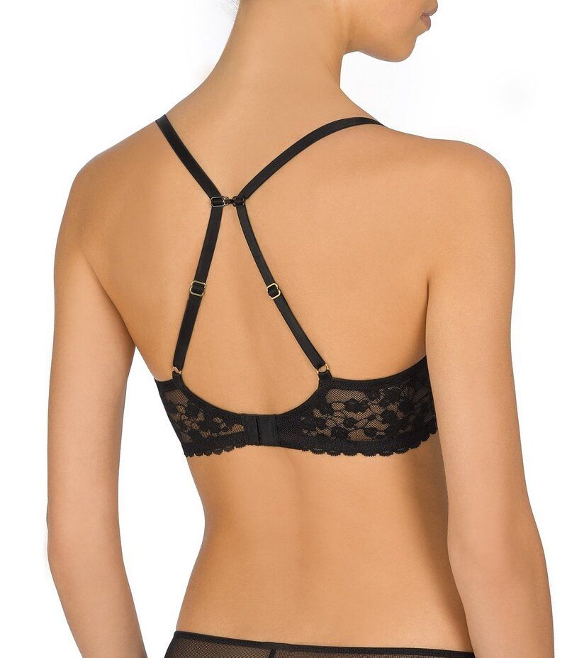 ナトリ レディース アンダーウェア ブラジャー Natori Cherry Blossom Convertible Contour Underwire Bra Black ブラック