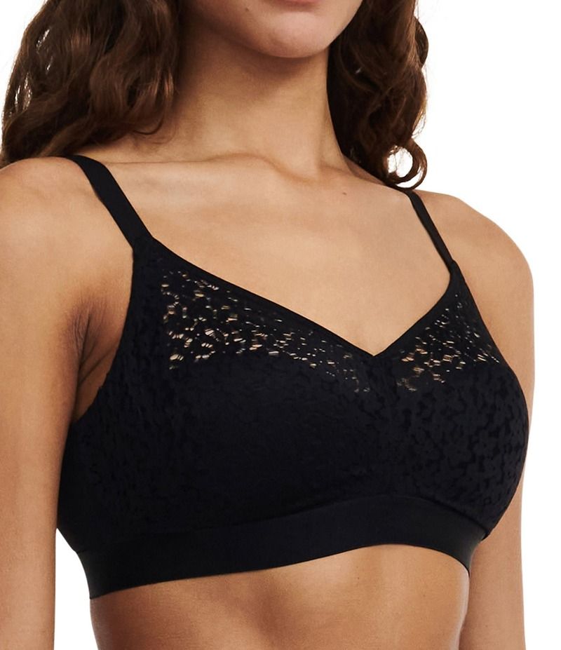 シャントル レディース アンダーウェア ブラジャー Chantelle Norah Supportive Adjustable Strap Wirefree Bra Black ブラック