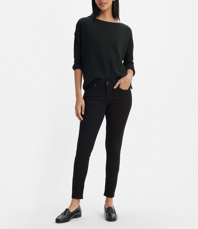 リーバイス レディース ボトムス デニムパンツ ジーンズ LevisR 711 Mid Rise Skinny Jeans Black ブラック リーバイス レディース ボトムス デニムパンツ ジーンズ LevisR 711 Mid Rise Skinny Jeans Black ブラック