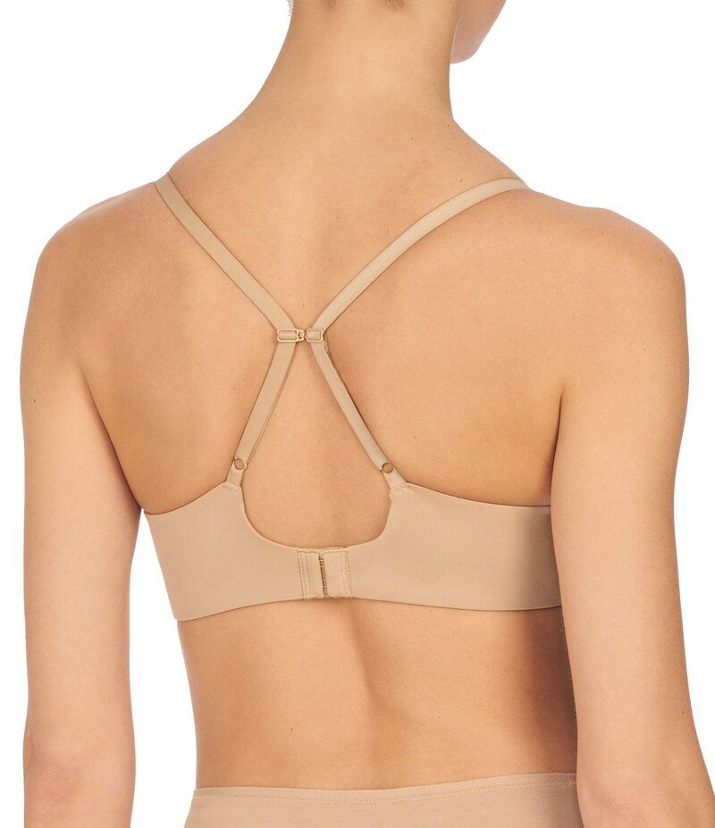 ナトリ レディース アンダーウェア ブラジャー ミニ Natori Minimal Convertible PushUp Bra Cafe