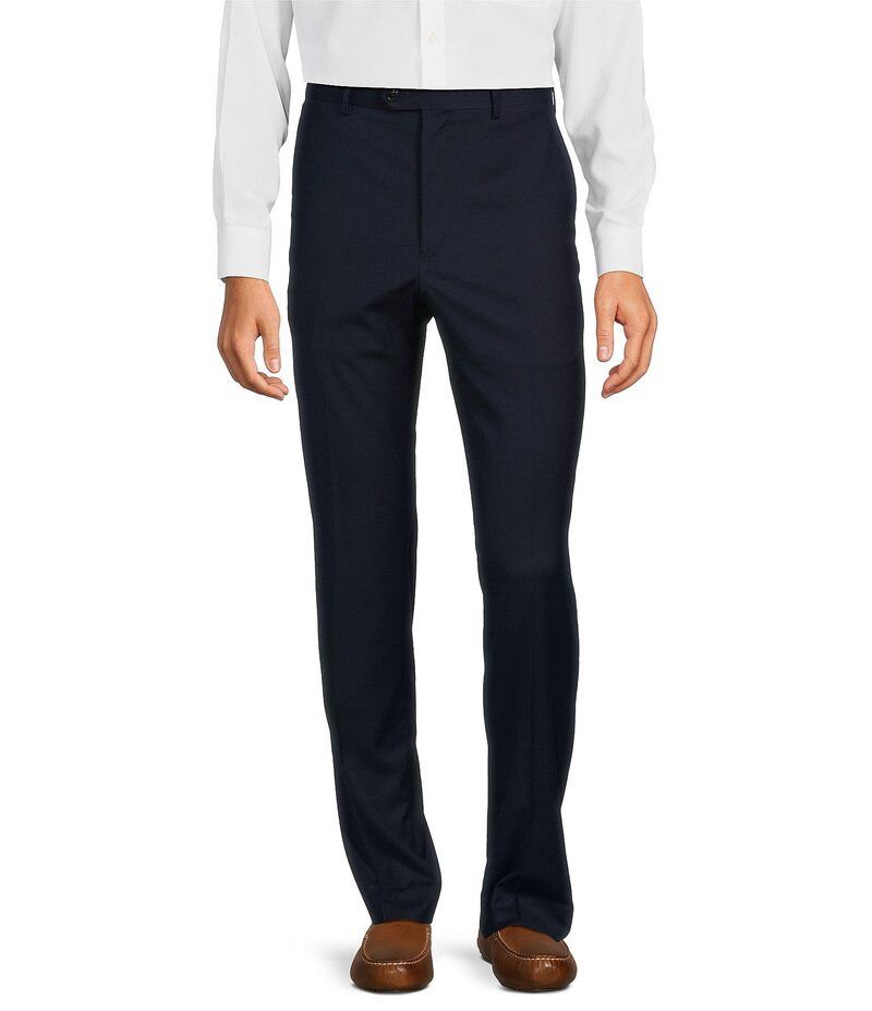 ラウンドトゥリーアンドヨーク メンズ ボトムス カジュアルパンツ パンツ Roundtree Yorke TravelSmart Luxury Gabardine Ultimate Comfort Classic Fit NonIron Flat Front