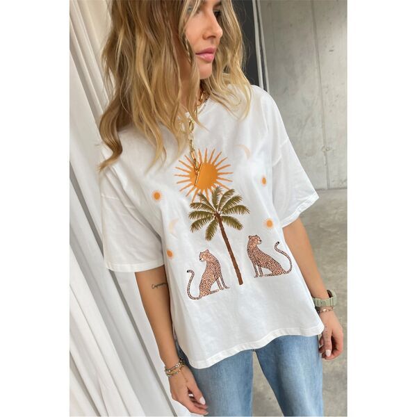 ネバーフリードレスド レディース トップス Tシャツ Never Fully Dressed Never Running Wild T Ld00 White ホワイト
