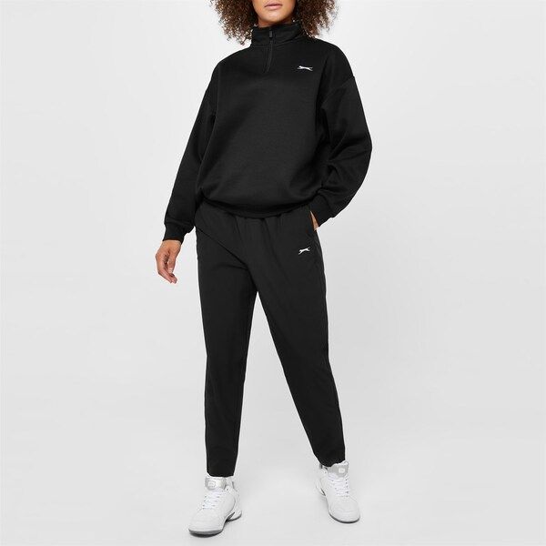 スラセンジャー レディース ボトムス カジュアルパンツ トラックパンツ パンツ Slazenger Comfort Track Pants Black ブラック スラセンジャー レディース ボトムス カジュアルパンツ トラックパンツ パンツ Slazenger Comfort Track Pants Black ブラック