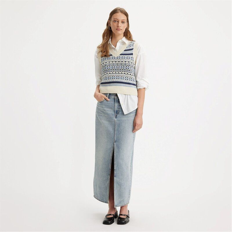 リーバイス レディース ボトムス スカート Levis Column Skirt Ld43 Please Hold