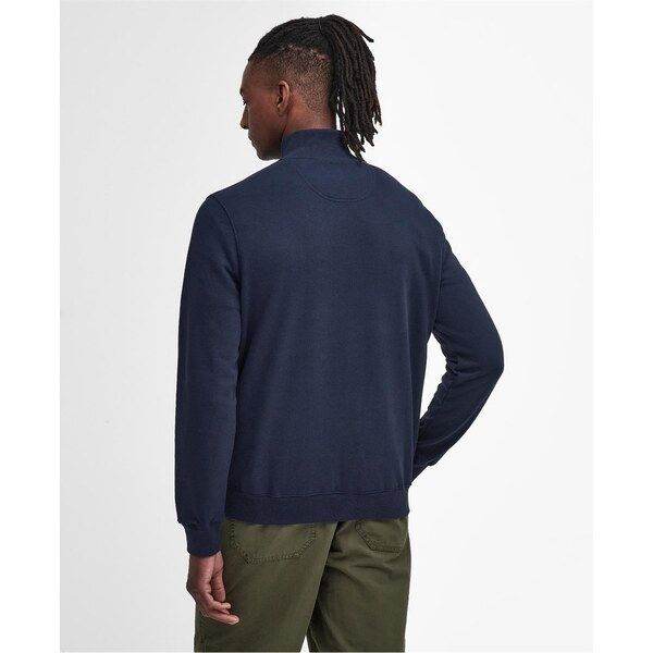 バブアー メンズ アウター パーカー・スウェット スウェット シャツ Barbour Beckhill HalfZip Sweatshirt Navy NY91 ネイビー