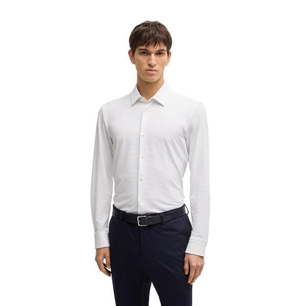 ボス メンズ トップス シャツ オックスフォード Boss PHankSKentC1222 10268245 Oxford Shirt Mens White ホワイト