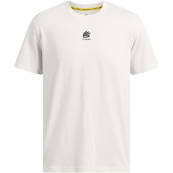 アンダーアーマー メンズ トップス シャツ ロゴ Under Armour Curry HW Logo SS Sn43 WhiteBlack ホワイト