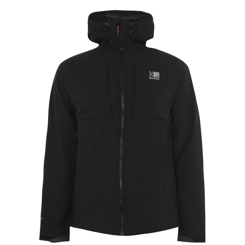 カリマー メンズ アウター ジャケット・ブルゾン ジャケット Karrimor Alpiniste Softshell Jacket Black ブラック