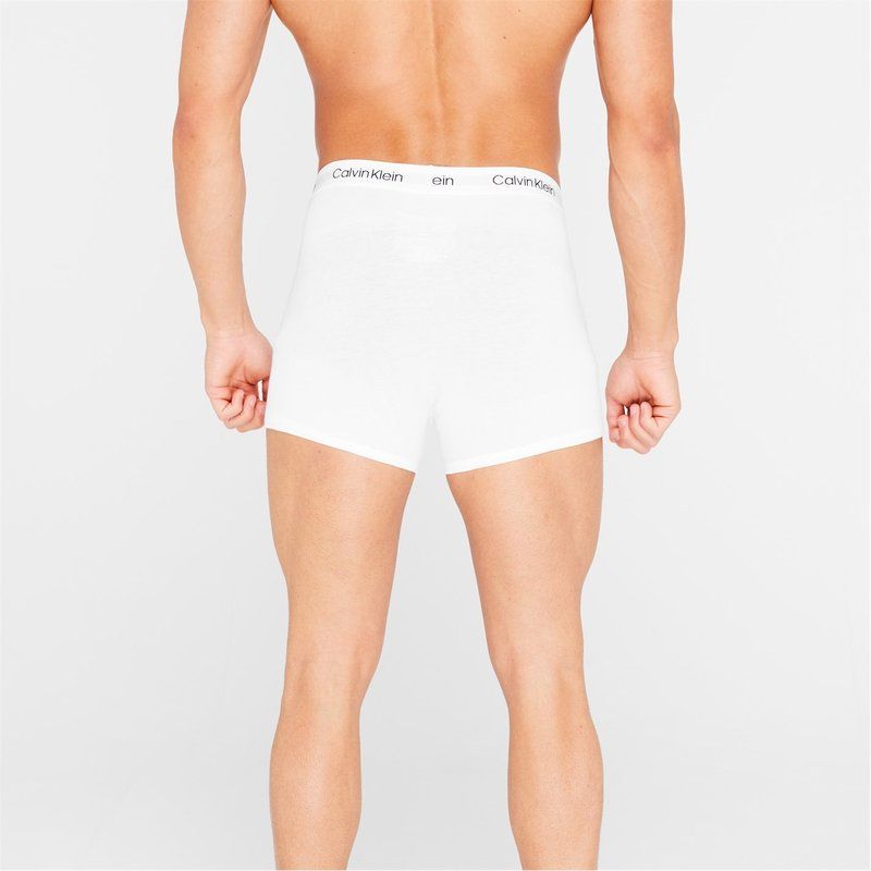 カルバンクライン メンズ アンダーウェア ボクサーパンツ Calvin Klein 2 Pack Trunks WhtWht 100
