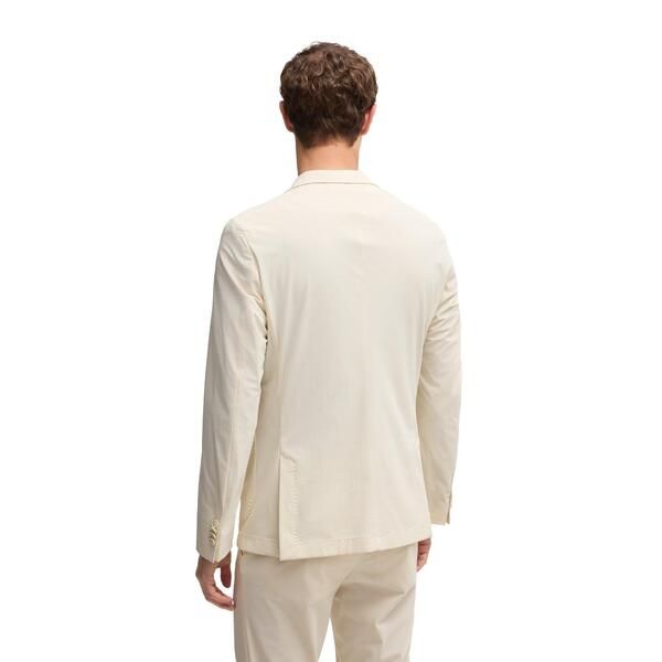 ボス メンズ アウター ジャケット・ブルゾン Boss Hanry Double Breasted Formal Jacket Open White ホワイト