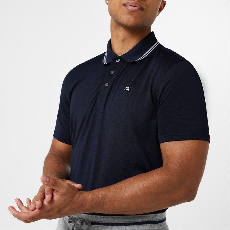 カルバンクラインゴルフ メンズ トップス ポロシャツ Calvin Klein Golf Polo Navy Marl マール
