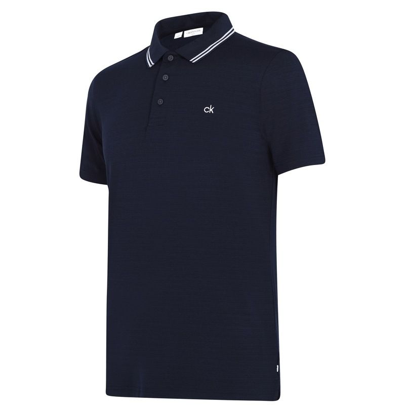 カルバンクラインゴルフ メンズ トップス ポロシャツ Calvin Klein Golf Polo Navy Marl マール