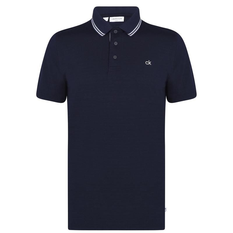 カルバンクラインゴルフ メンズ トップス ポロシャツ Calvin Klein Golf Polo Navy Marl マール