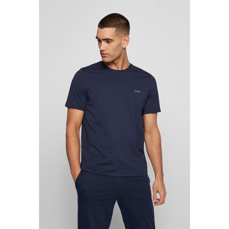 ボス メンズ トップス Tシャツ Boss Mix and Match T Shirt Navy 403 ネイビー